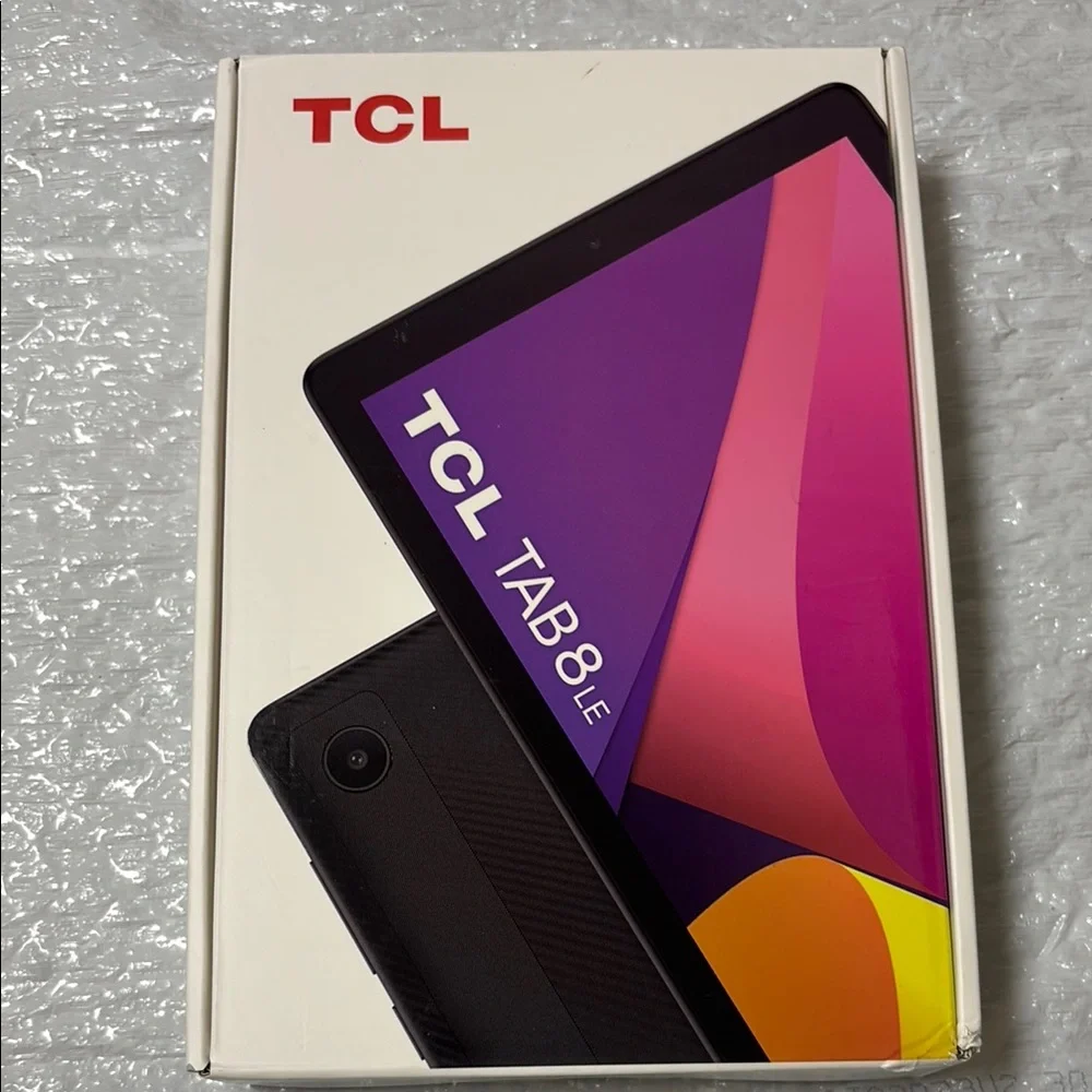 TCL Black Tablet Sleek Design with Vibrant Display
